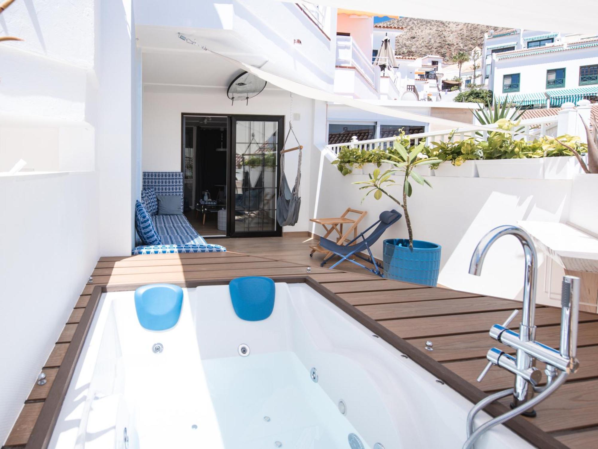 Wow Apartment With Private Jacuzzi And 2 Terraces In Los Christianos Los Cristianos  Kültér fotó